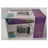 Vtg Spectra 5' Portable T V W/ Radio