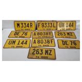 1971 Ohio License Plates