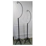 2 Steel Shepherd Hook Hangers