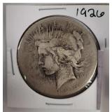1926 Peace Silver Dollar