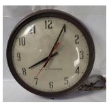 Vtg Seth Thomas School Wall Clock