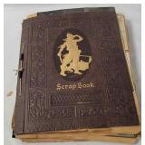 Scrapbook W/ Antique Greeting Cards