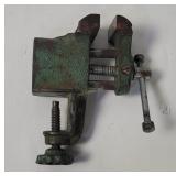 Vtg Small Clamp-on Bench Vise