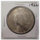 1922 Peace Silver Dollar