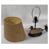 Vtg Mallard Duck Table Lamp