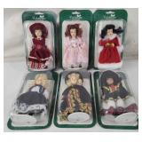 6 New Celebrate The season 6' Porcelain Dolls