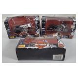 3 Maisto Harley Davidson Diecasts