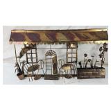 19' Metal Storefront Wall Dï¿½cor