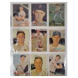(9) 1957 Topps Baseball Cards