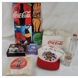 Coca-Cola Collectors Lot - Hat, Cover, Etc