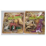 Pair of NOS Wind Up Dinosaurs