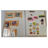 Album W/ Vtg Stickers, Scratch & Sniff