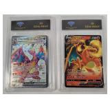 Charizard Ex & V Pokemon Cards Graded 10