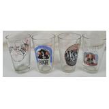 4 Beer Glasses - Samuel Adams, Wicked Ale, etc