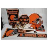 Cleveland Browns Fan Lot - Signs, Plushes & More