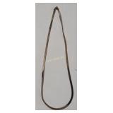 Sterling 18' Herringbone Necklace