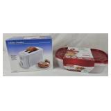 2 Slice Toaster & Bake & Take Containers