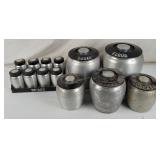 Mid Century Canister & Seasoning Set