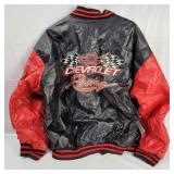 Vtg Steve & Barry's Chevy Racing Bomber Jacket