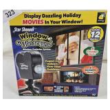 Star Shower Window Projector in box