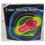 Set Of Colored Nesting Mixing Bowls
