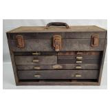 Metal Machinist Tool Box W/ Some Tools