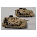 2 Diecast M1 Abrams Tanks