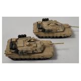 2 Diecast M1 Abrams Tanks