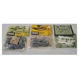 3 Model Kits 1/72 - Dewoitine, Hispono, T-bolt