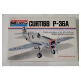 Monogram Curtiss P-36a Model Kit 1/72