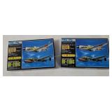 2 Crown Kawasaki/ Messerschmitt Model Kits 1/144