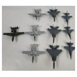 Small Plastic Model Warplanes