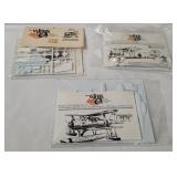 3 Vac Wings Model Kits - He 51 A1, F1m2 Pete