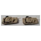 2 Diecast M1 Abrams Tanks