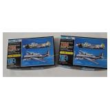 2 Crown Mitsubishi Fighter Model Kits 1/144