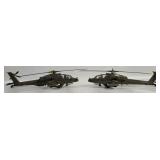 2 U S Army Diecast Helicopters