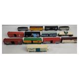 13 H O Scale Train Cars - Kadee Etc.