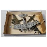 Assorted Plastic Model Warplanes