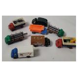 Assorted Plastic Model Trucks