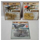 3 Airfix 1/72 Model Kits - Komet, Spad Viii