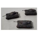 3 Corgi Panzer I V Diecast Tanks