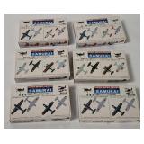 6 Nichimo Samurai Plane Model Kits 1/300
