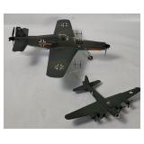 U S & German Plastic Model Warplanes
