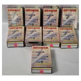 9 Famous Planes Of The World Ser3 Model Kits 1/144