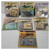 7 Airfix Series 1 Warplane Model Kits 1/72