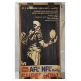 Vtg Tudor Afl Nfl Electric Super Bowl W/ Box