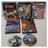 7 Ps2 Games - Lego Star Wars, Ratchet & Clank