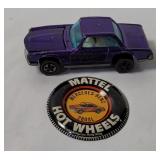 1969 Hot Wheels Redline Mercedes W/ Button