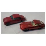 2 Vtg Lesney Diecast Jaguars