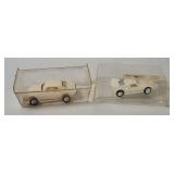 2 Small Plastic Model Cars